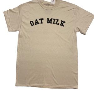 Ripple Men's Urban Outfitters Oat Milk Short Sleeve T-shirt NWT Sz medium Cream